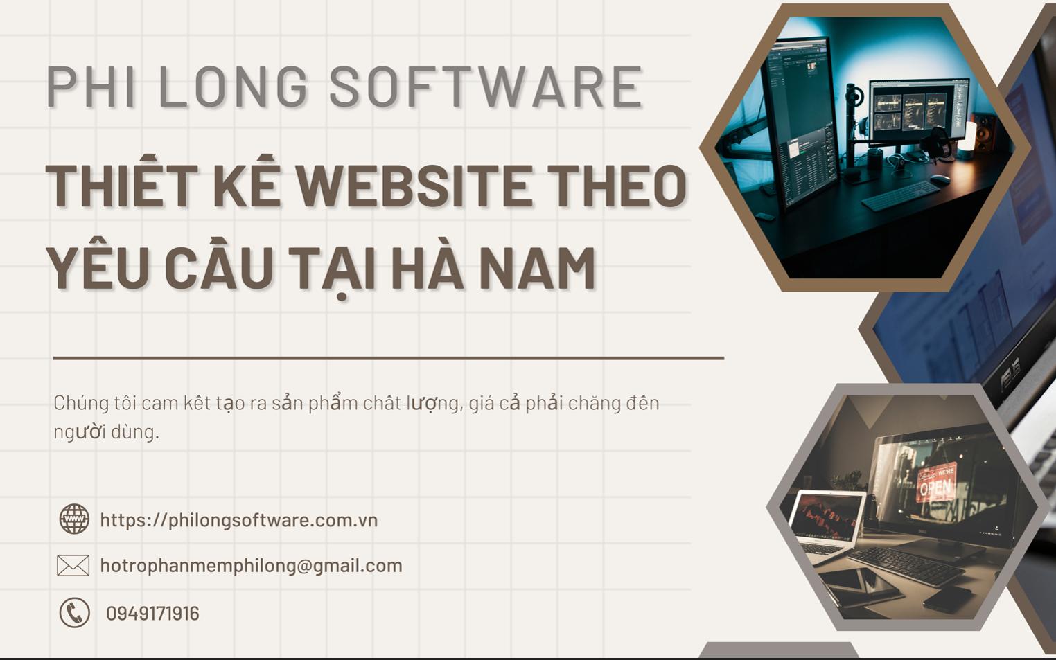 Thiết kế website theo yêu cầu tại Hà Nam | Chất lượng | Uy tín | Giá rẻ