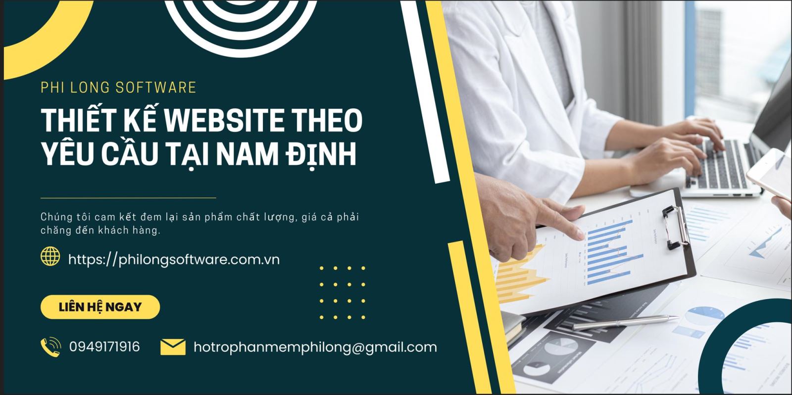 Thiết kế website theo yêu cầu tại Nam Định | Uy tín | Giá rẻ
