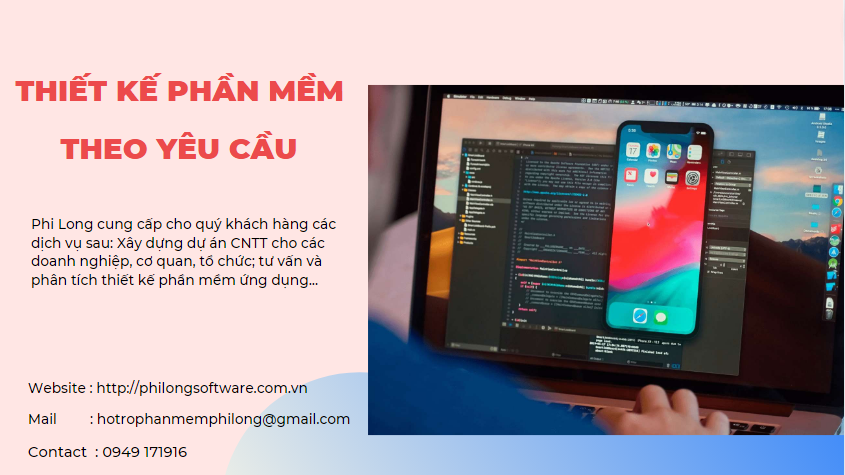 Bảng giá viết phần mềm, App theo yêu cầu | Tại Hà Nội | Hồ Chí Minh