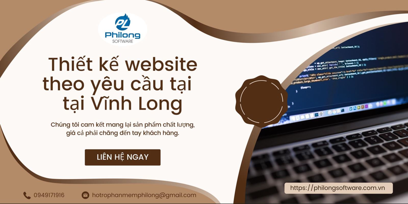 Thiết kế website theo yêu cầu tại Vĩnh Long | Uy tín | Giá rẻ